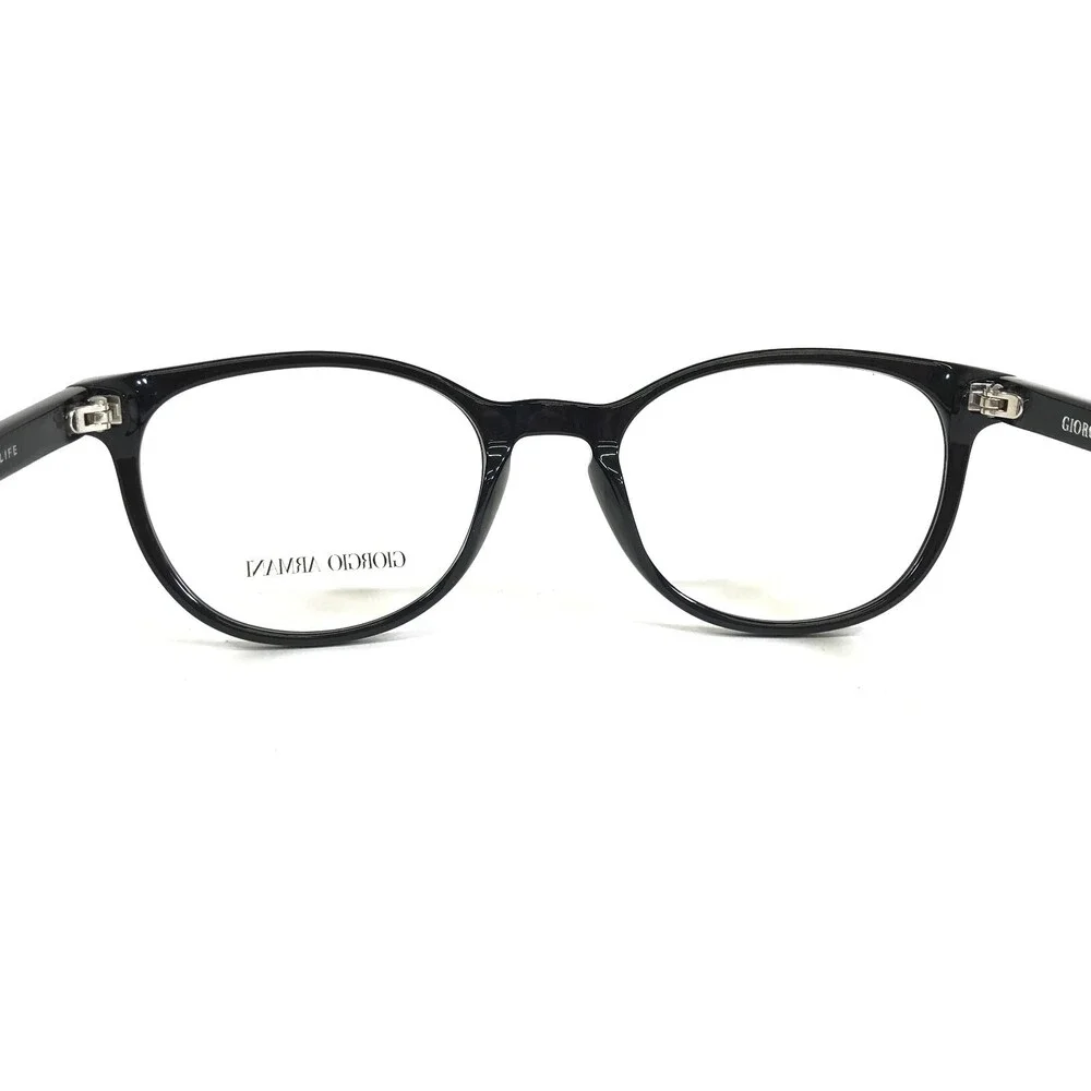 Giorgio Armani Eyeglasses Frames AR7096 5017 Black Round Full Rim 50-19-140
